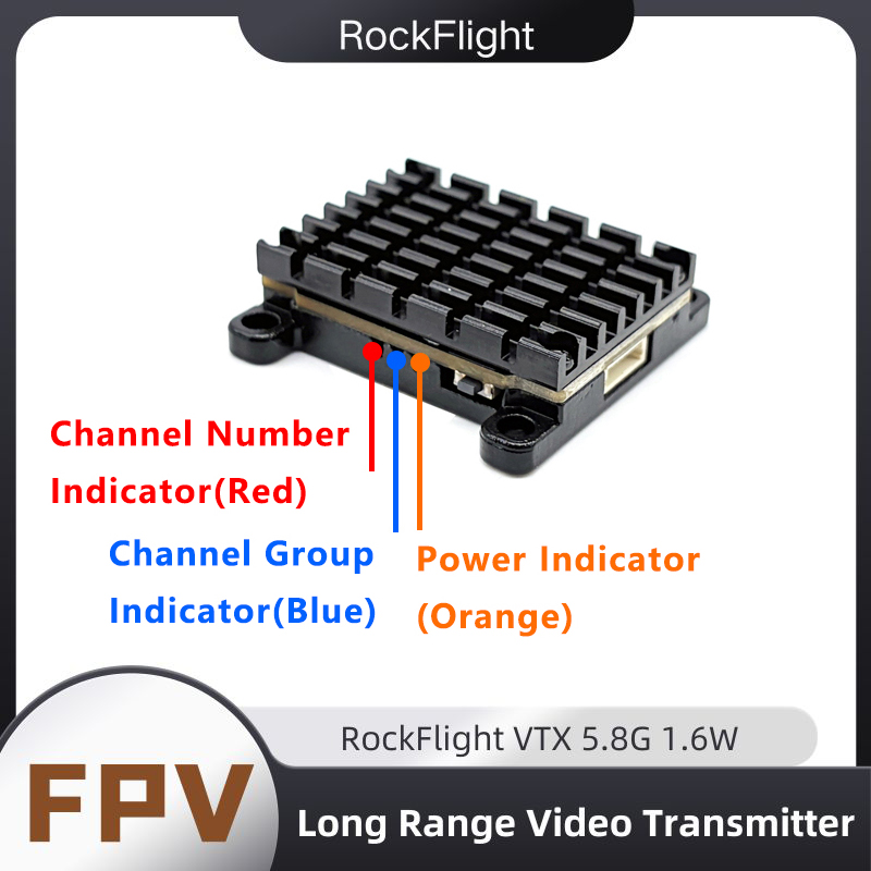 RockFlight TX663 VTX 5.8G 48CH - Drone Receiver incelemesi ve fiyatı