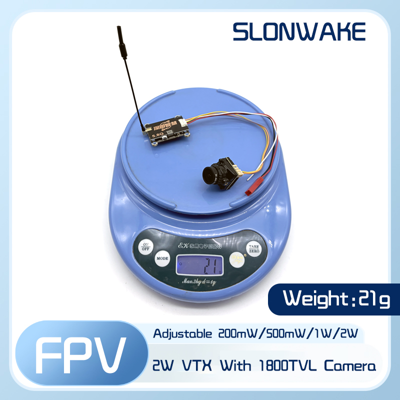SLONWAKE 5.8G 56CH 2W verici V - Drone Receiver incelemesi ve fiyatı