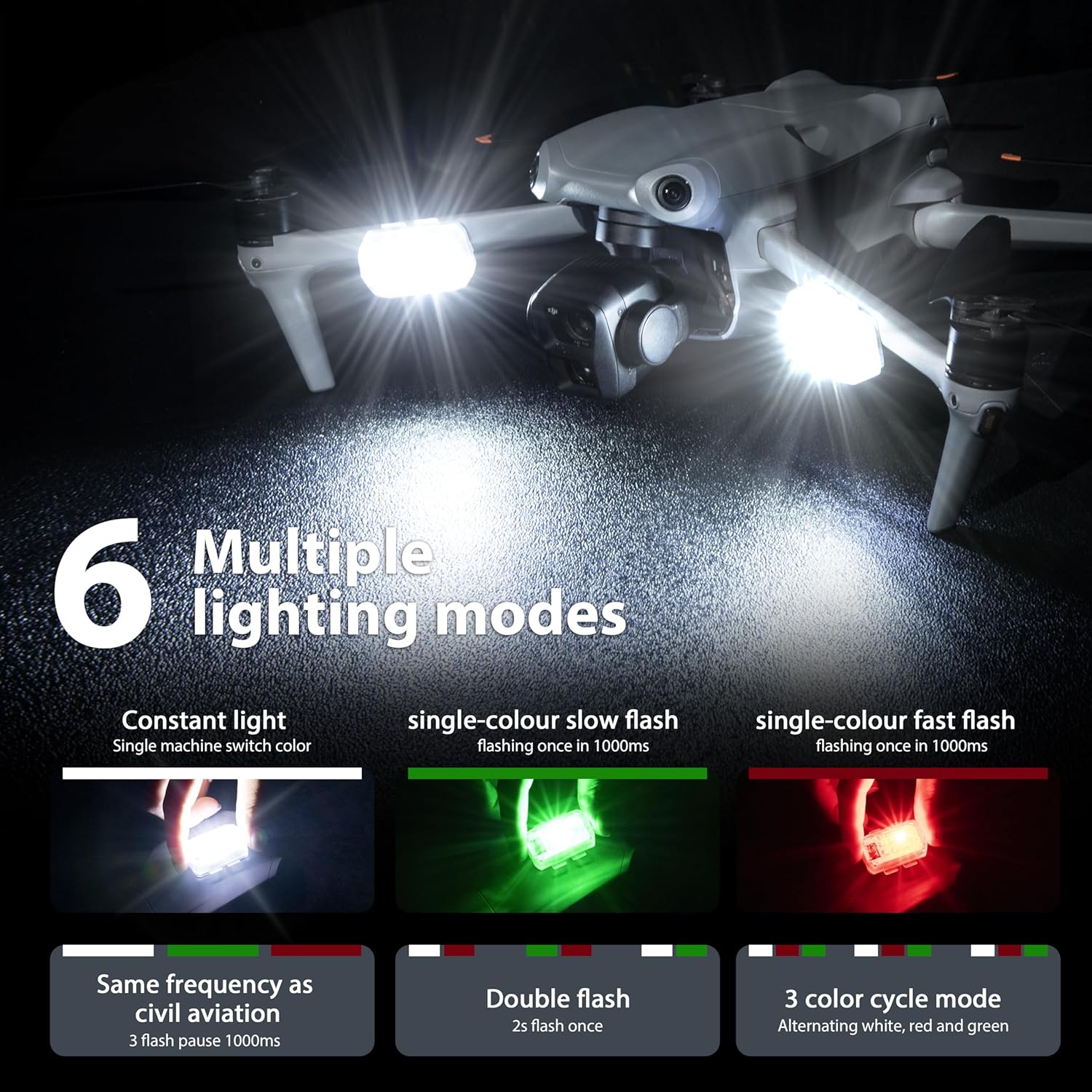 STARTRC Drone Strobe Işık Anti - Drone Landing Gear incelemesi ve fiyatı