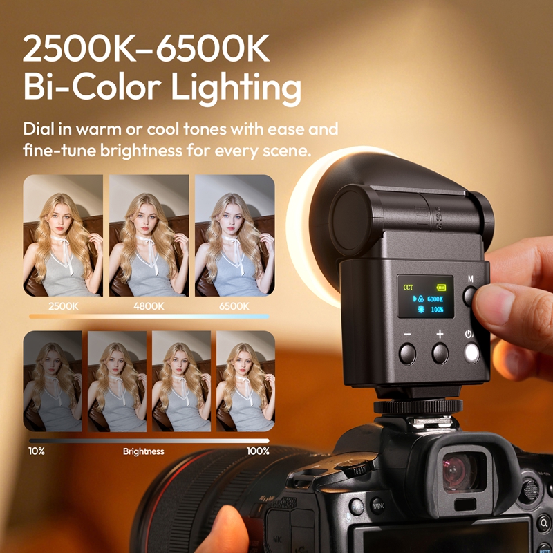 Ulanzi F16R Kamera Flaş LED Iş - Canon Camera Eos R50 incelemesi ve fiyatı