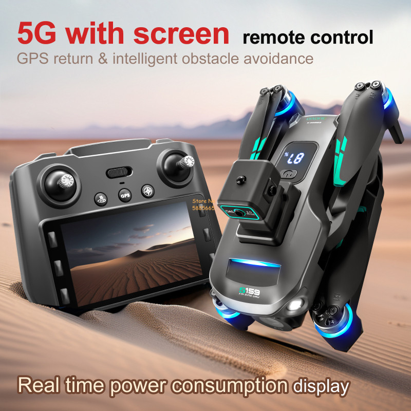 8K Çift Kamera 5G WIFI FPV Uza - Drone Motor incelemesi ve fiyatı