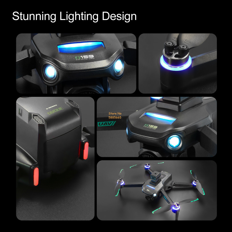 8K Çift Kamera 5G WIFI FPV Uza - Drone Motor incelemesi ve fiyatı