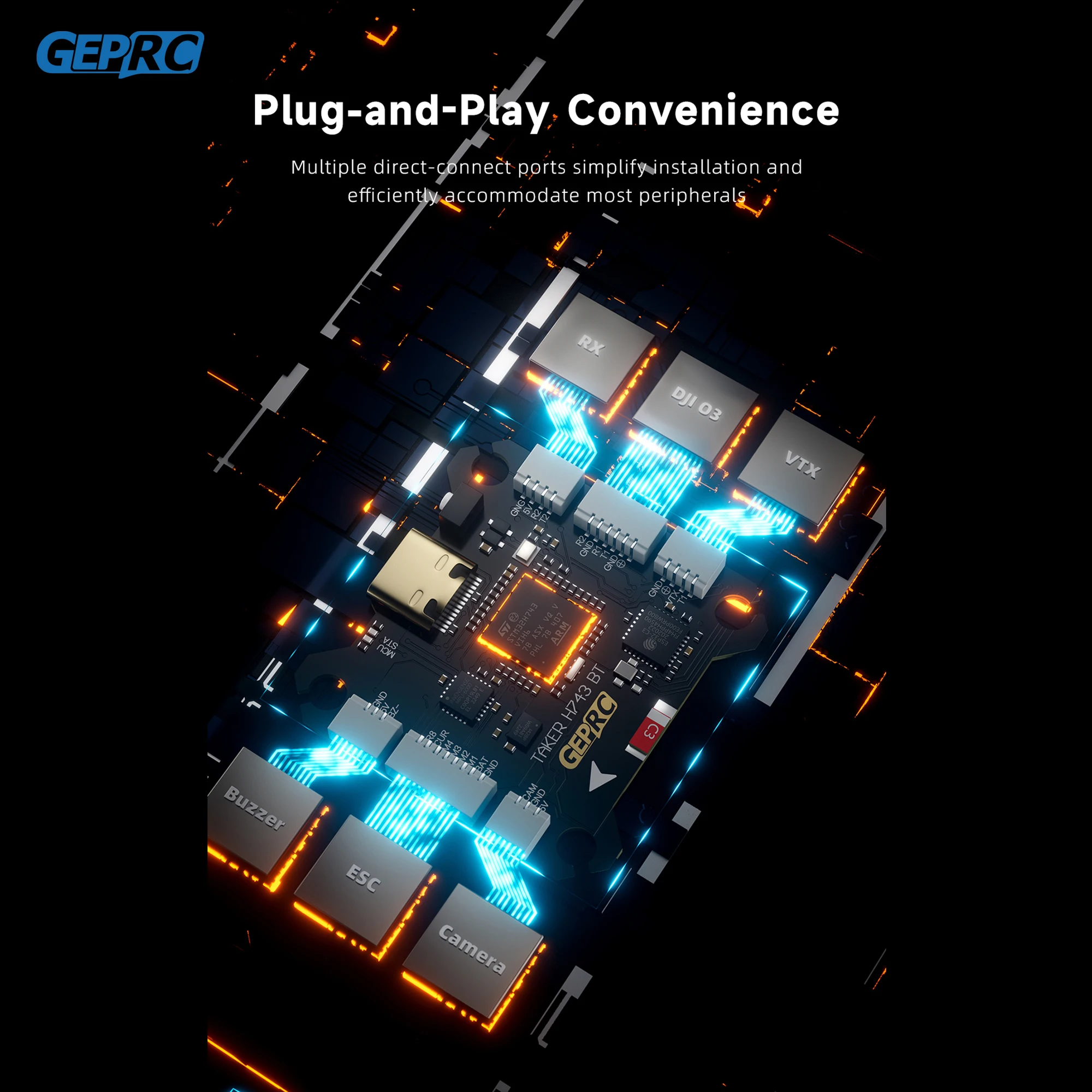 GEPRC TAKER H743 BT 32Bit 65A  - Drone Flight Controller incelemesi ve fiyatı