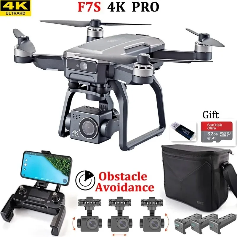 SJRC F7s 4K PRO Drone 4K gözle - Drone Gimbal incelemesi ve fiyatı