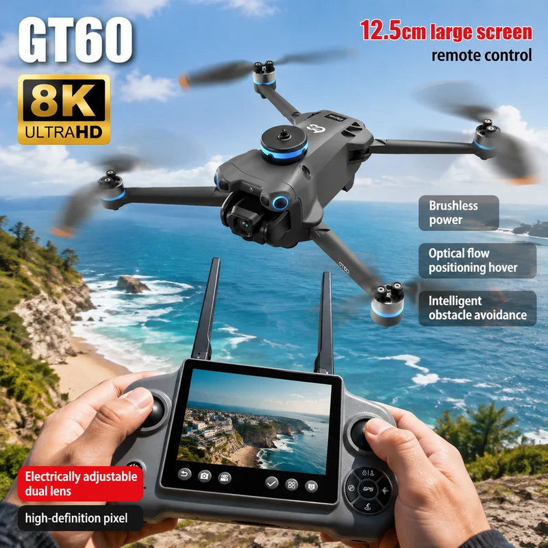 YENİ GT60 Mini Drone Çift Kame - Drone Gps Mount incelemesi ve fiyatı