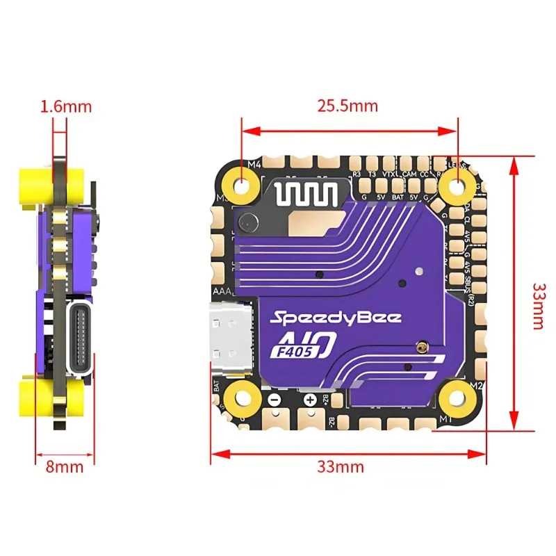 SpeedyBee F405 AIO Uçuş Kontro - Drone Flight Controller incelemesi ve fiyatı
