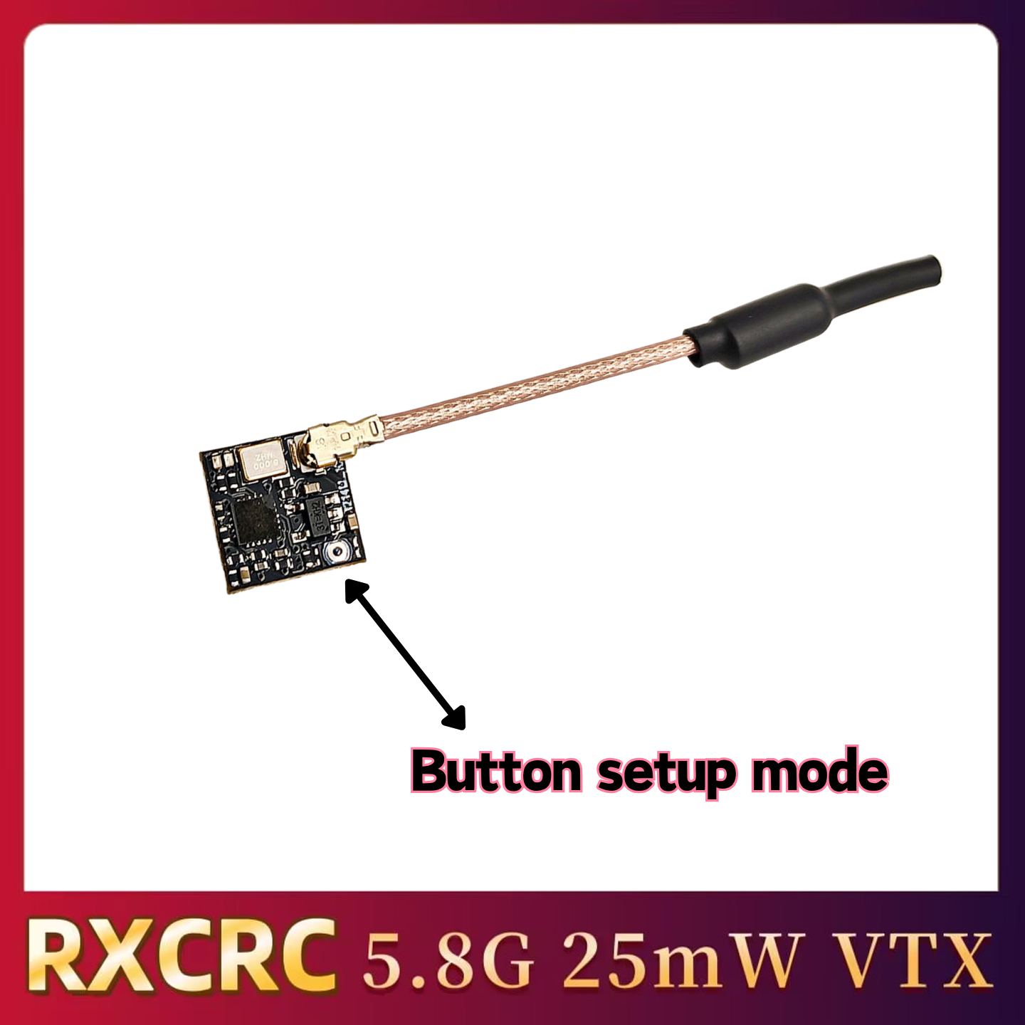 RXCRC 5.8GHz 48CH FPV 25mW Ana - Drone Receiver incelemesi ve fiyatı